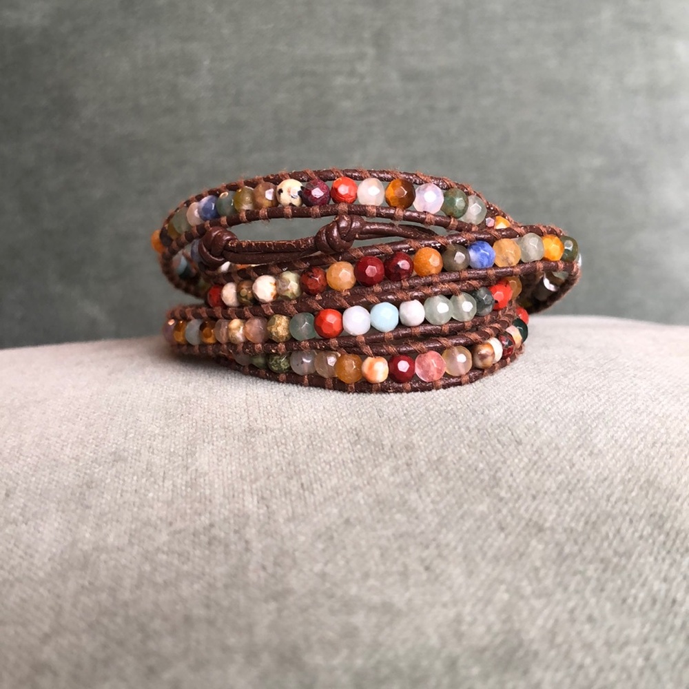 Sundance ‘Gemstone 5’ Wrap Bracelet
